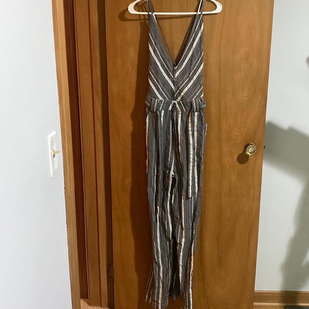 Zip up front jumpsuit